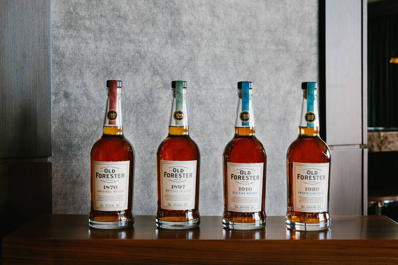 Old Forester Whiskey Row Series: 1897 Bottled in Bond Kentucky Straight Bourbon Whisky, 750 mL Bottle, 100 Proof