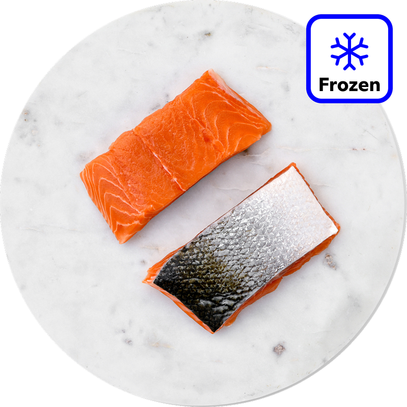 The Fish Society Organic Scottish Salmon Fillet Steaks - Frozen, 220g