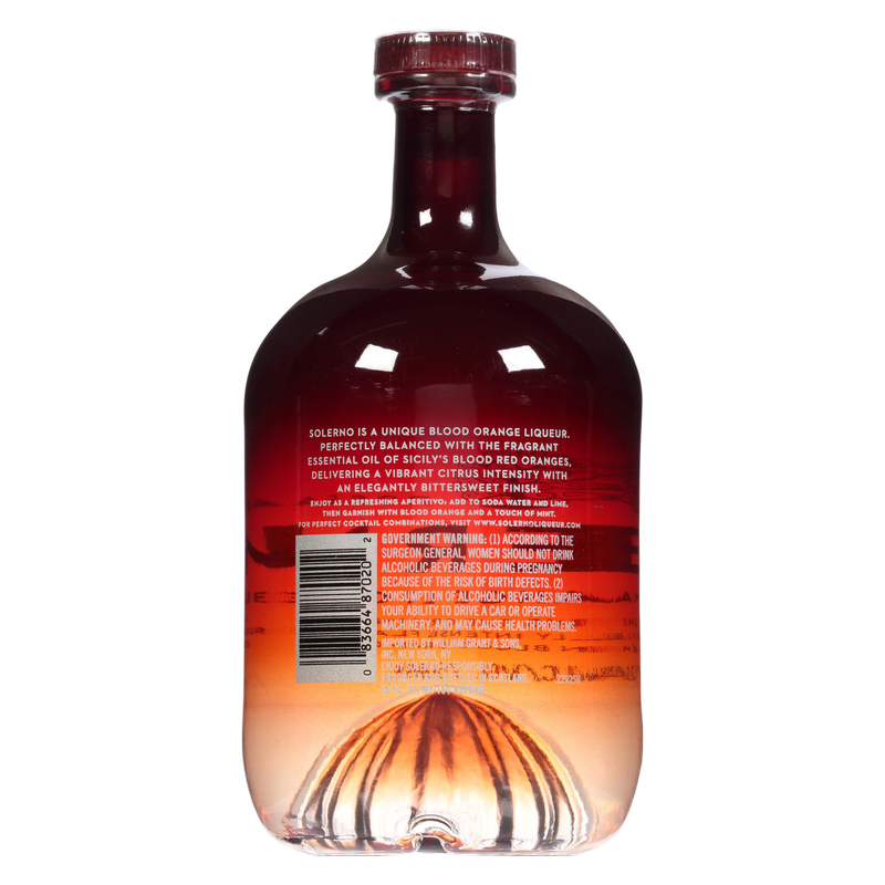 Solerno Blood Orange Liqueur 750ml (80 proof)