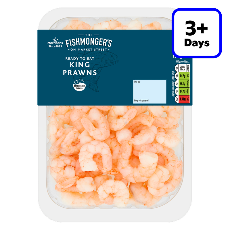 Morrisons Cooked & Peeled King Prawns, 150g