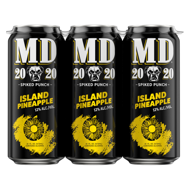 MD 20/20 Island Pineapple 6pk 16oz Can 12.0% ABV