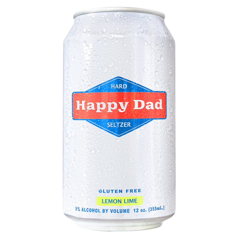 Happy Dad Hard Seltzer Lemon Lime 12pk 12oz Can 5.0% ABV