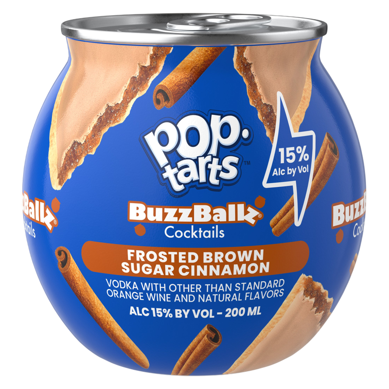 BuzzBallz Brown Sugar Cinnamon Cocktails, 200ml, 30 Proof (15% ABV)