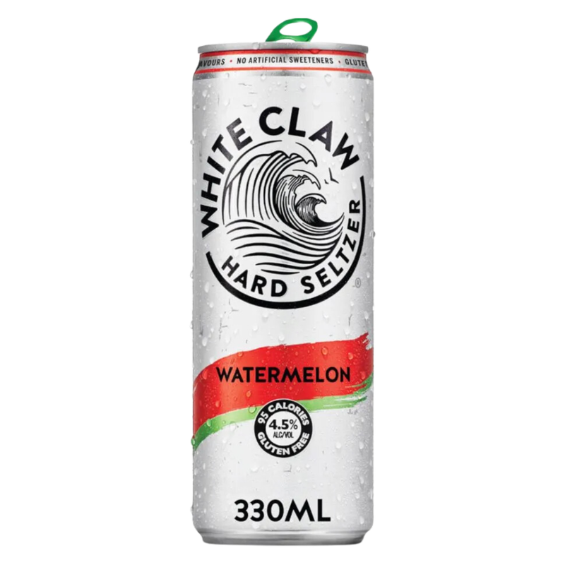 White Claw Watermelon Hard Seltzer, 330ml