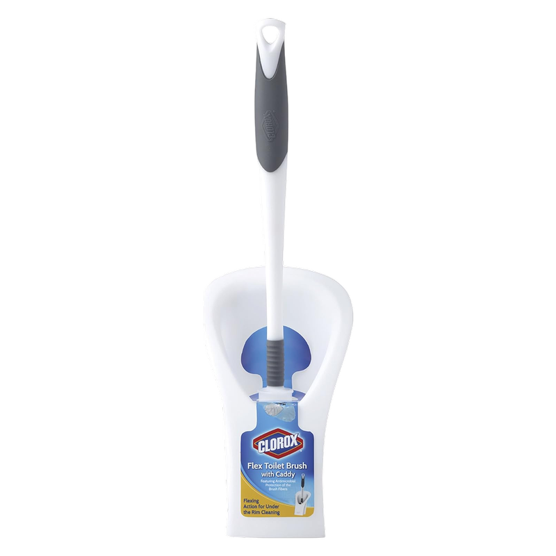 Clorox Flex Toilet Bowl Brush & Caddy