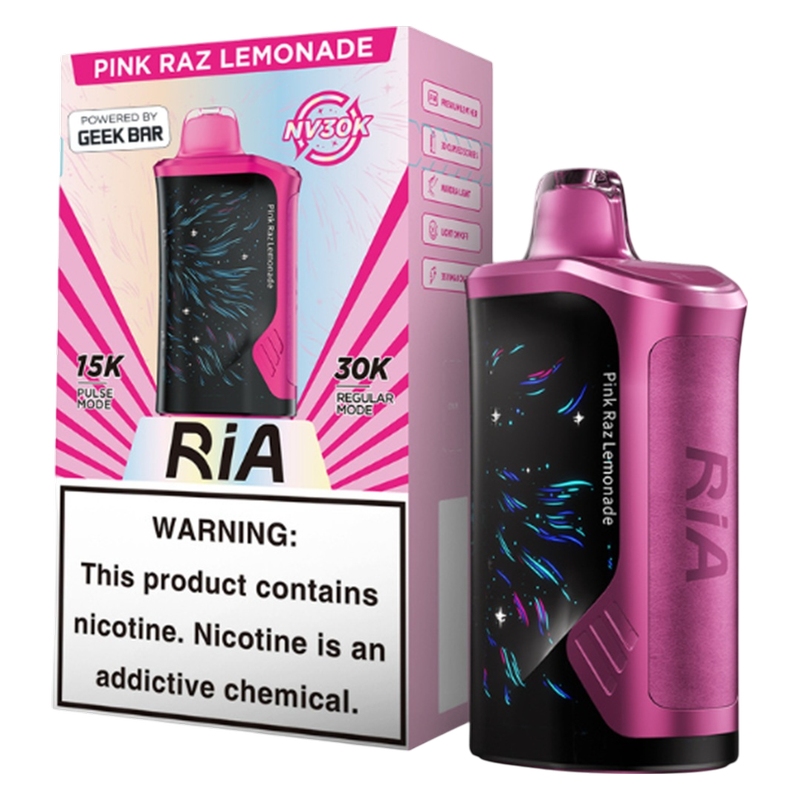 Ria Powered By Geek Bar NV30K Peach Gummy 5% 15ml Disposable Vape