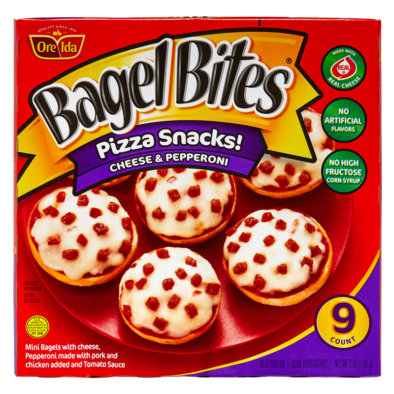 Bagel Bites Frozen Pepperoni Pizza Snacks 9ct 7oz
