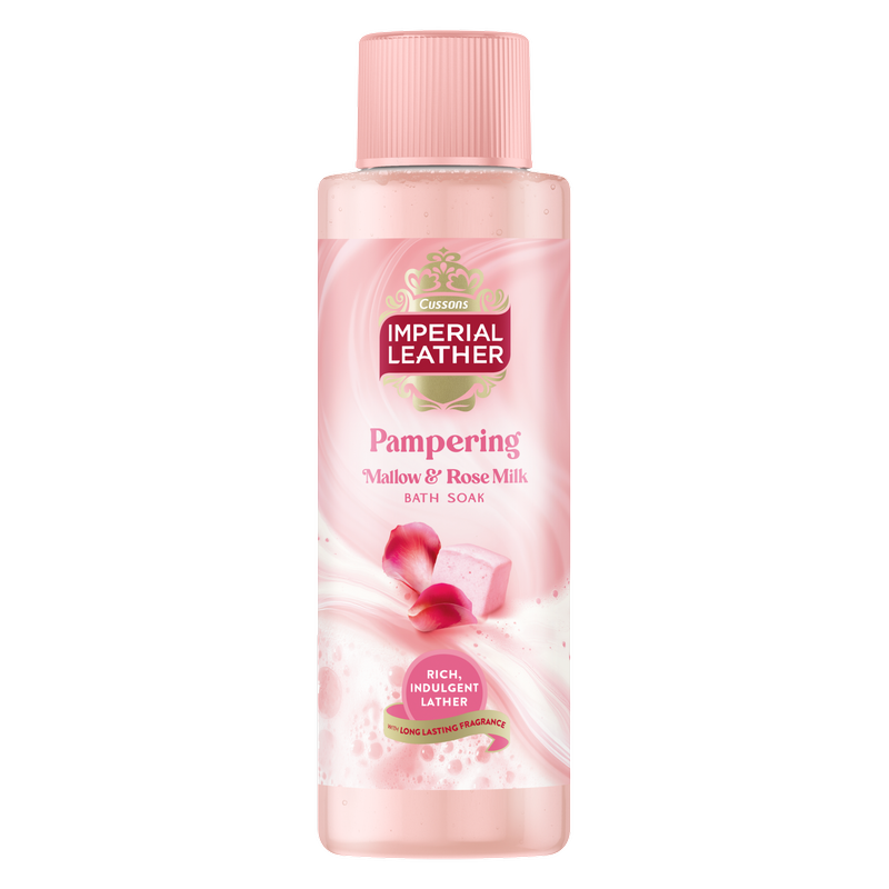 Imperial Leather Pampering Bath Soak Mallow & Rose Milk, 500ml