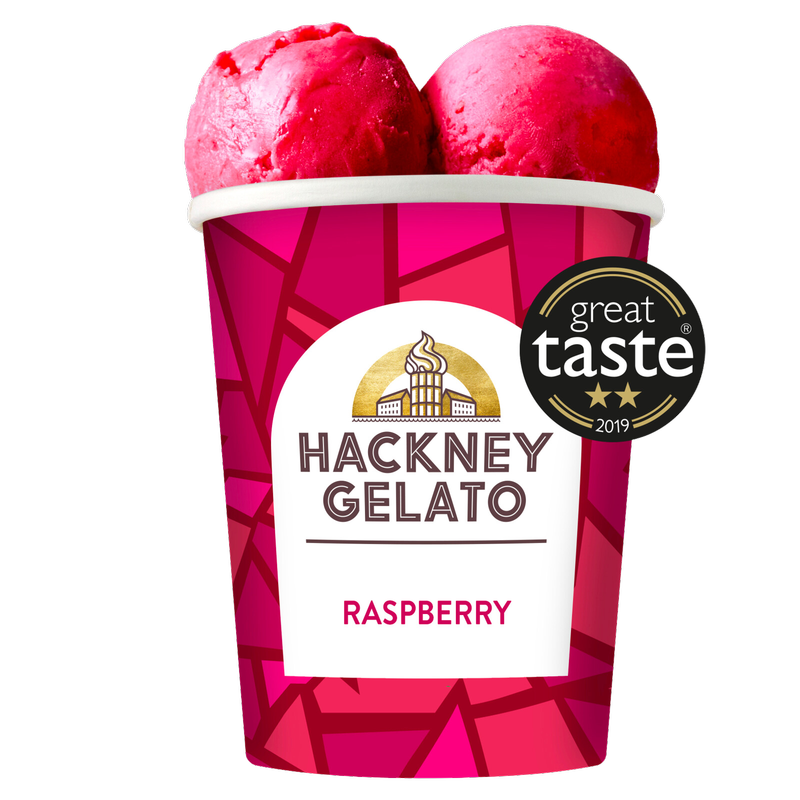 Hackney Gelato Raspberry Sorbet, 460ml