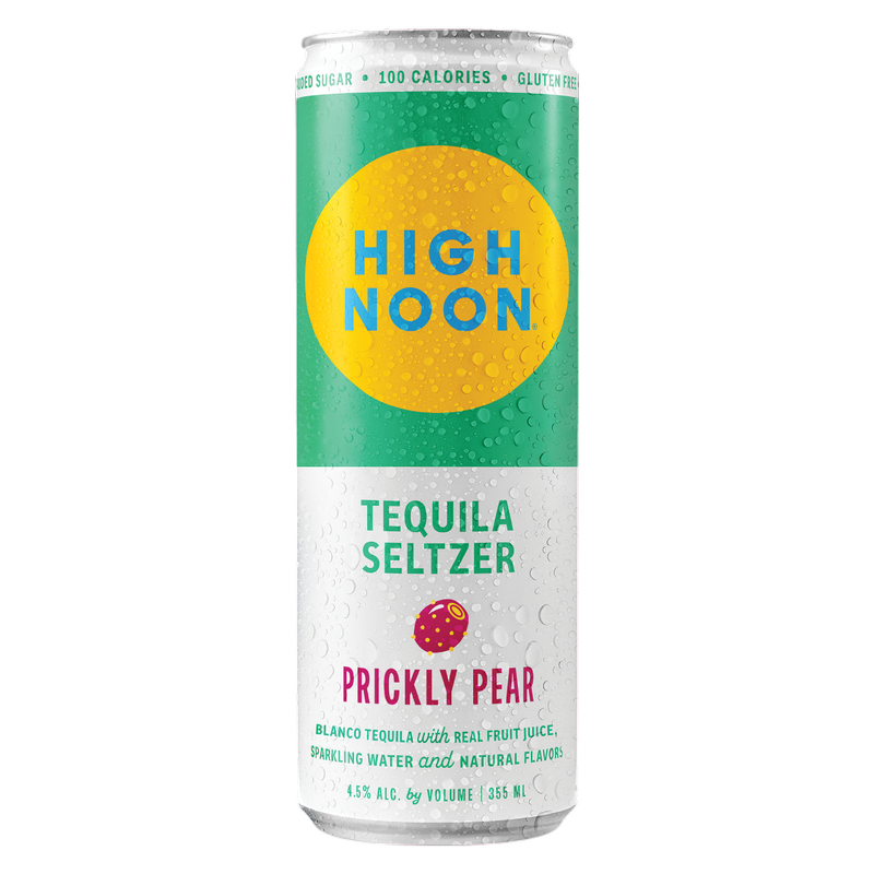 High Noon Prickly Pear Tequila Seltzer 4pk 12oz Cans