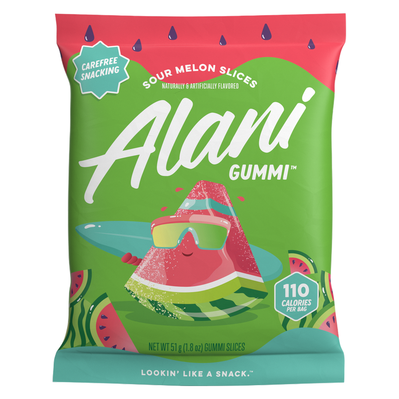 Alani Gummi Sour Watermelon Slices, 1.8oz