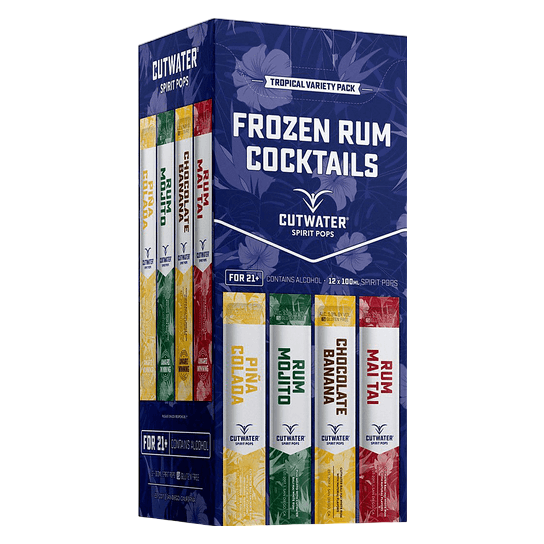 Cutwater Troprical Rum Pops Variety Pack 12pk 100ml 7% ABV