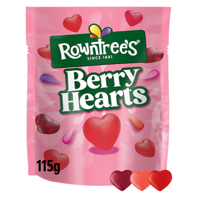 Rowntree's Berry Hearts, 115g