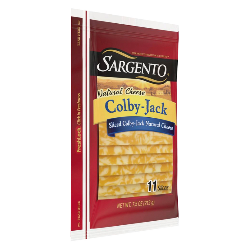 Sargento Natural Colby-Jack Sliced Cheese - 11 slices/7.5oz
