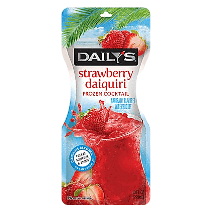 Daily's Strawberry Daiquiri Single 10oz Pouch 5% ABV