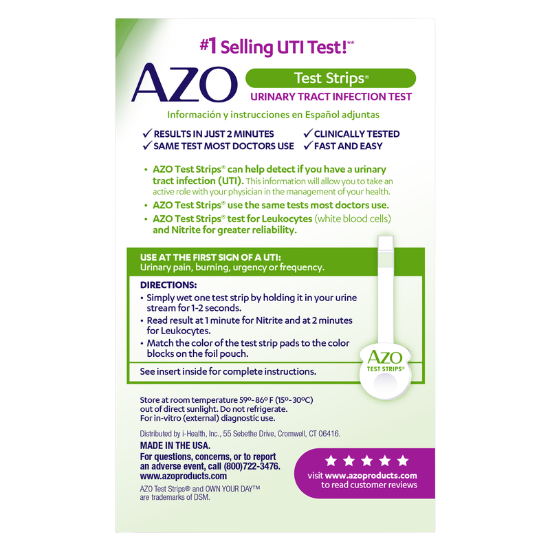 AZO Urinary Tract Infection Test Strips 3ct