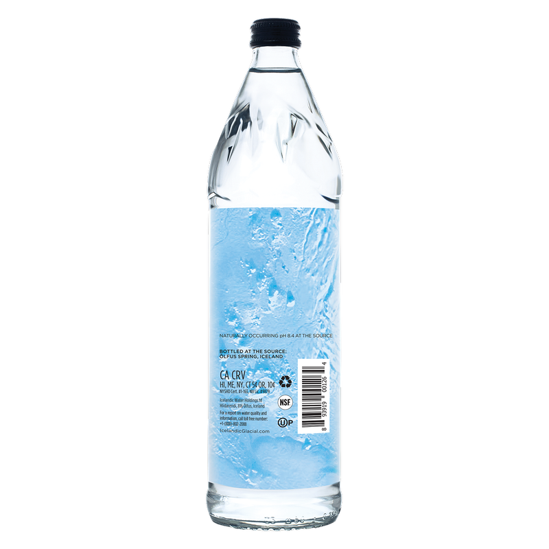 Icelandic Glacial Spring Water 750ml Glass Bottle