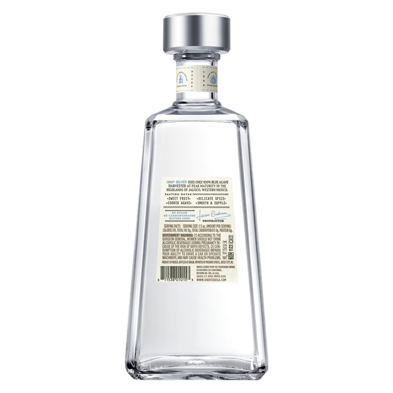 1800 Tequila Blanco 1.75L (80 Proof)