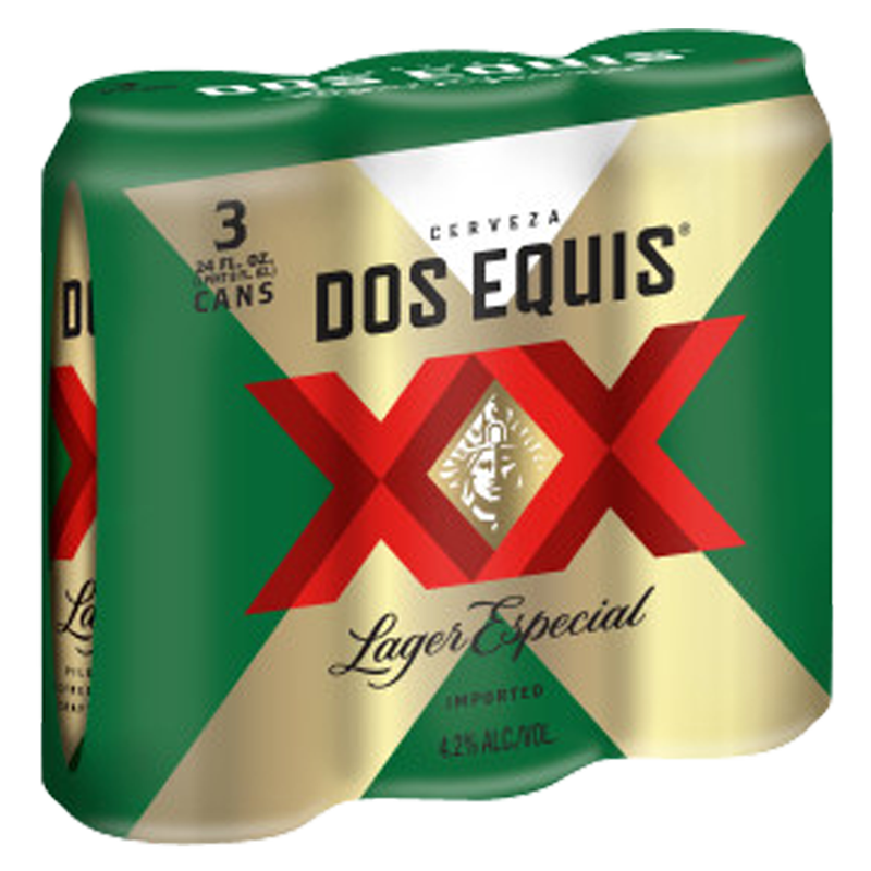 Dos Equis Lager 3pk 24oz Can