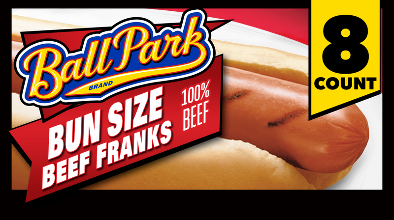 Ball Park Bun Size Beef Franks - 15oz/8ct