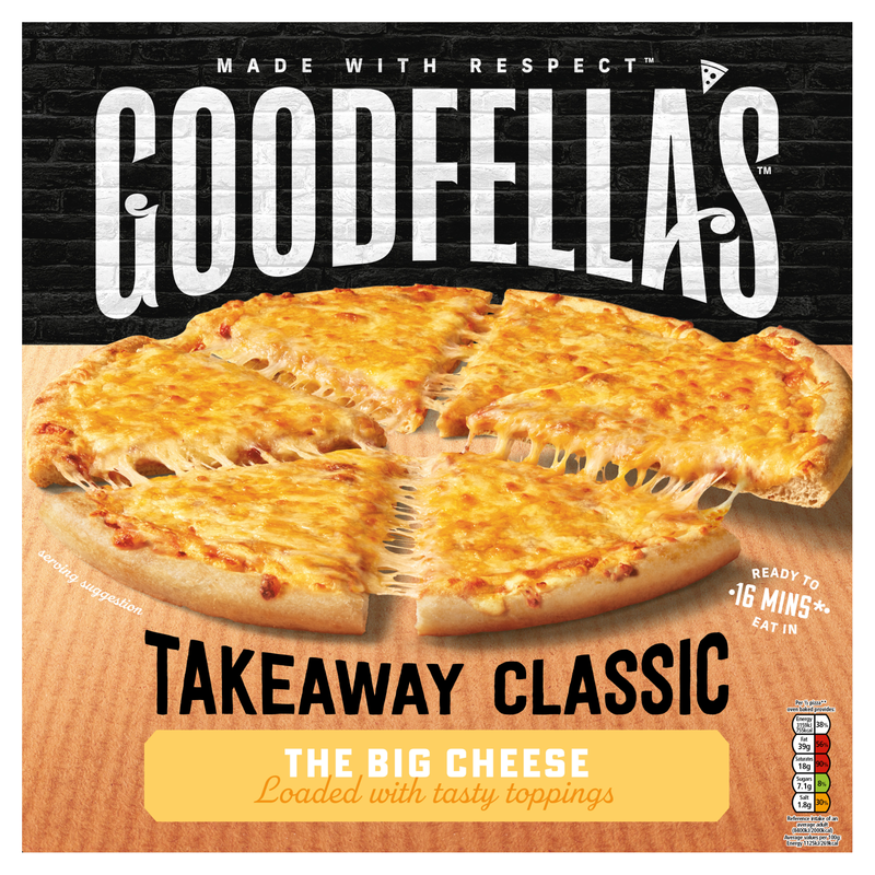 Goodfellas Takeaway Classic Crust The Big Cheese Pizza, 555g