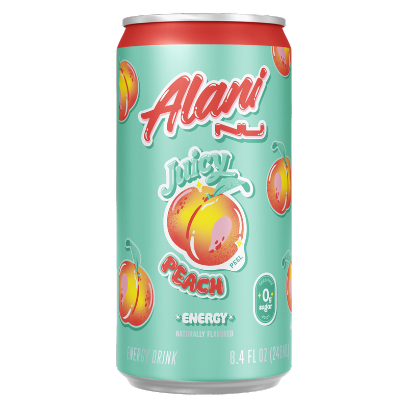 Alani Energy Juicy Peach 8.4oz