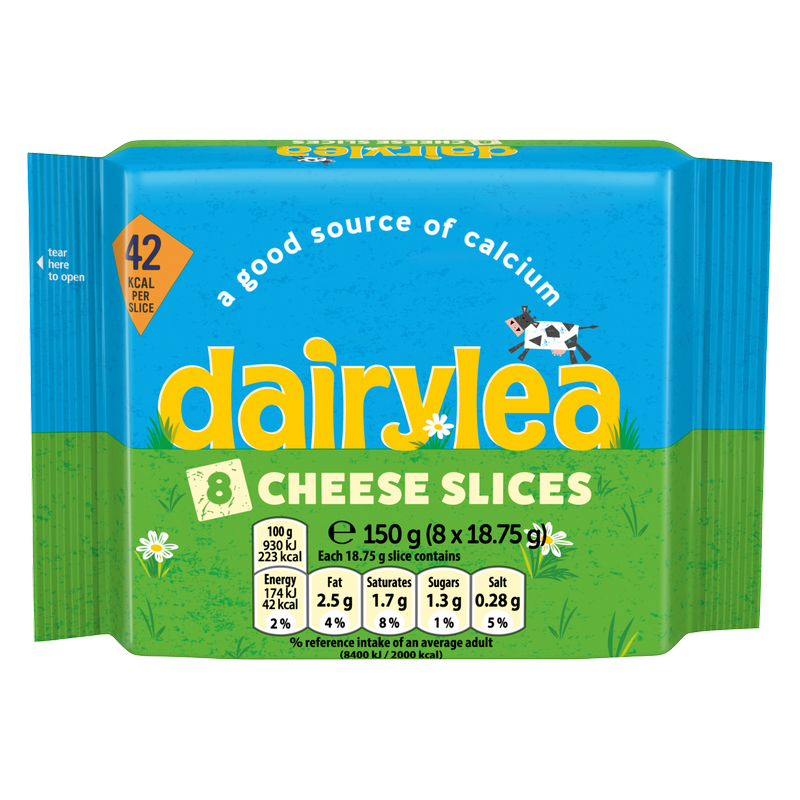 Dairylea Cheese 8 Slices, 150g
