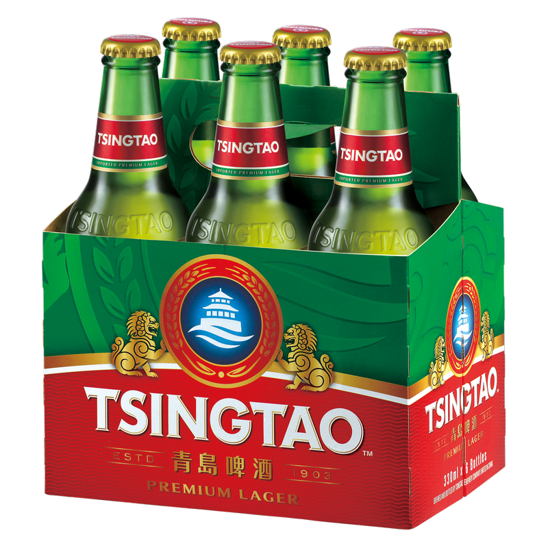 Tsingtao Lager 6pk 12oz Btl 4.7% ABV