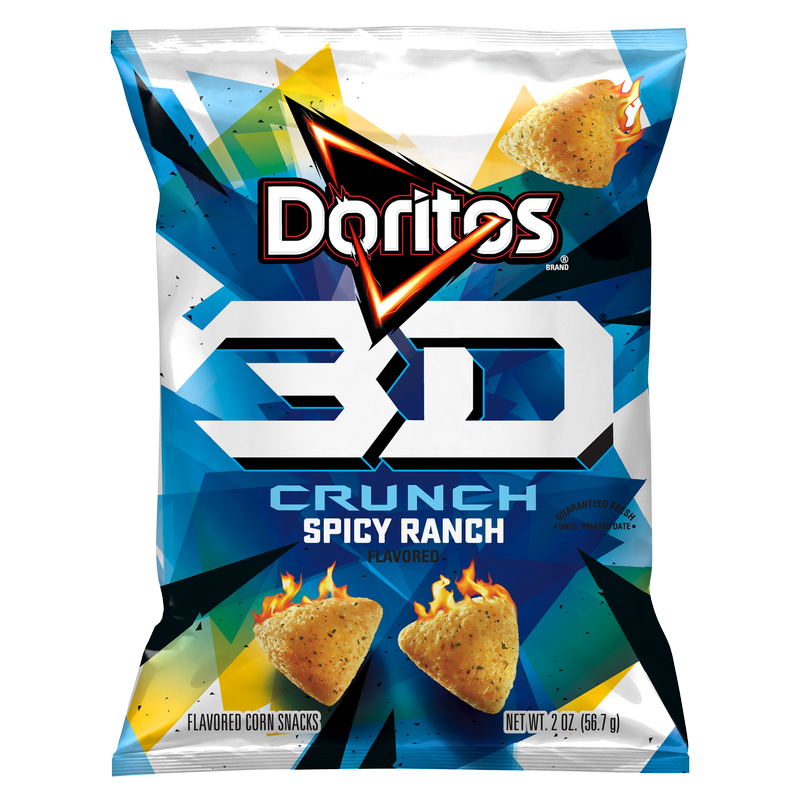 Doritos 3D Crunch Spicy Ranch 2oz