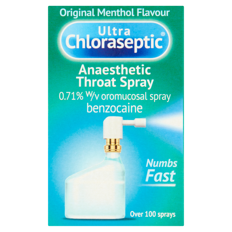 Ultra Chloraseptic Anaesthtic Throat Spray Menthol, 15ml