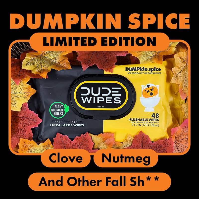 DUDE Wipes DUMPkin Spice 3pk