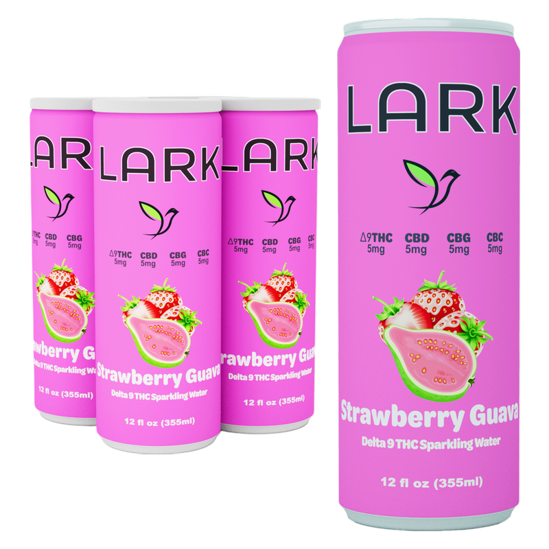 Lark THC 5mg Strawberry-Guava  Seltzer 4pk 12oz Can
