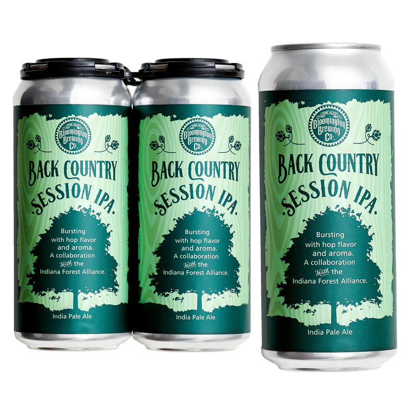 Bloomington Brewing Co. Back Country Session IPA 4pk 16oz Can 5.0% ABV