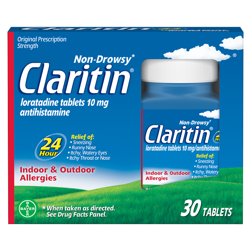 Claritin 24-Hour Non-Drowsy Allergy Relief Tablets 30ct
