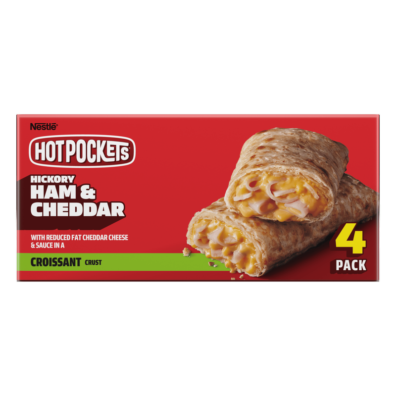 Hot Pockets Ham & Cheddar 4ct 