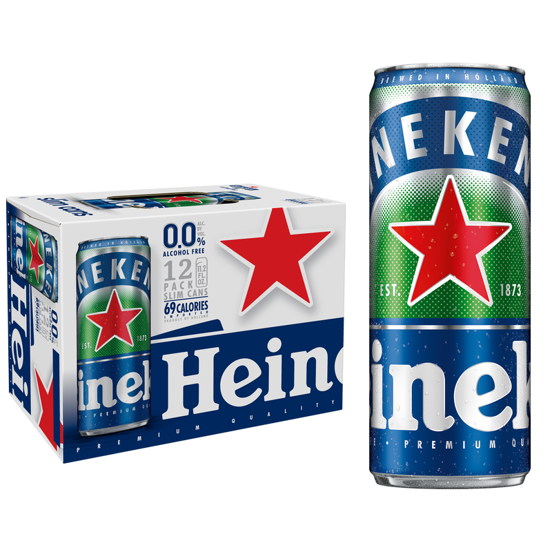 Heineken 0.0 Non-Alcoholic 12pk 11.2oz Can