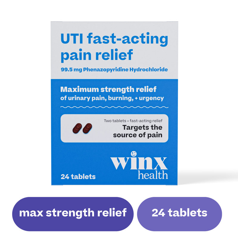 Winx Fast Acting UTI Pain Relief 24 ct