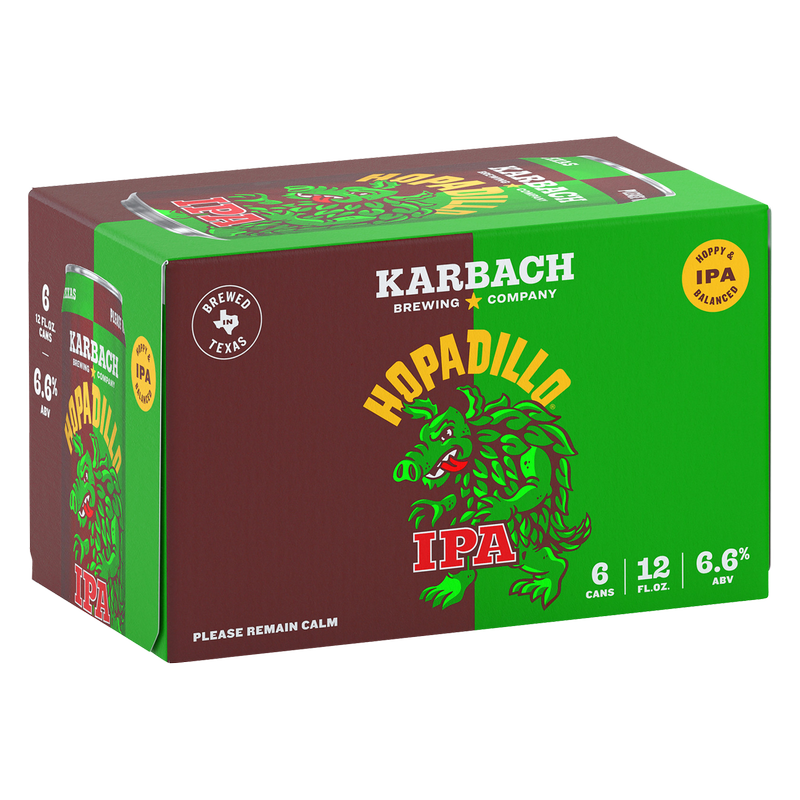 Karbach Brewing Hopadillo IPA 6pk 12oz Can 7.1% ABV