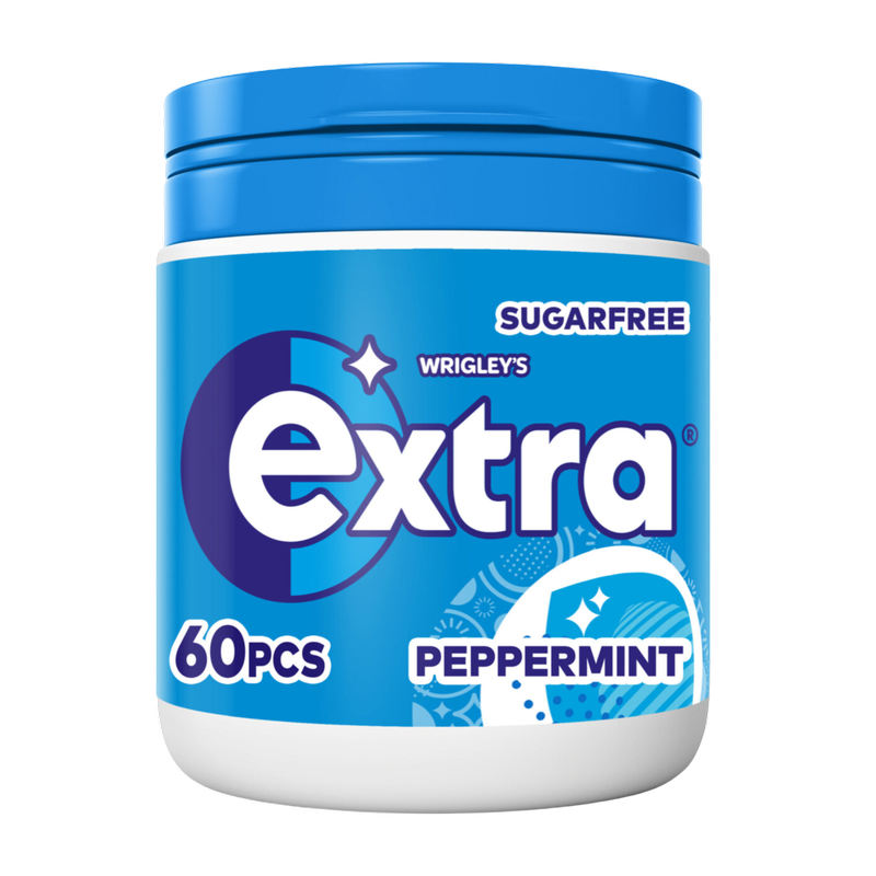 Wrigley's Extra Peppermint Gum, 60pcs