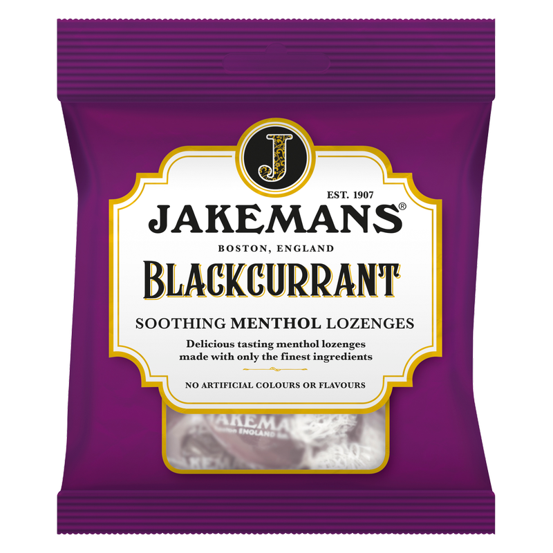 Jakemans Blackcurrant Menthol Lozenges, 73g