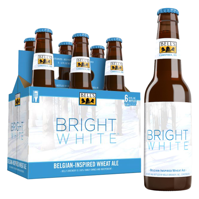 DNU Bell's Bright White Ale 6 Pack 12 oz Bottles