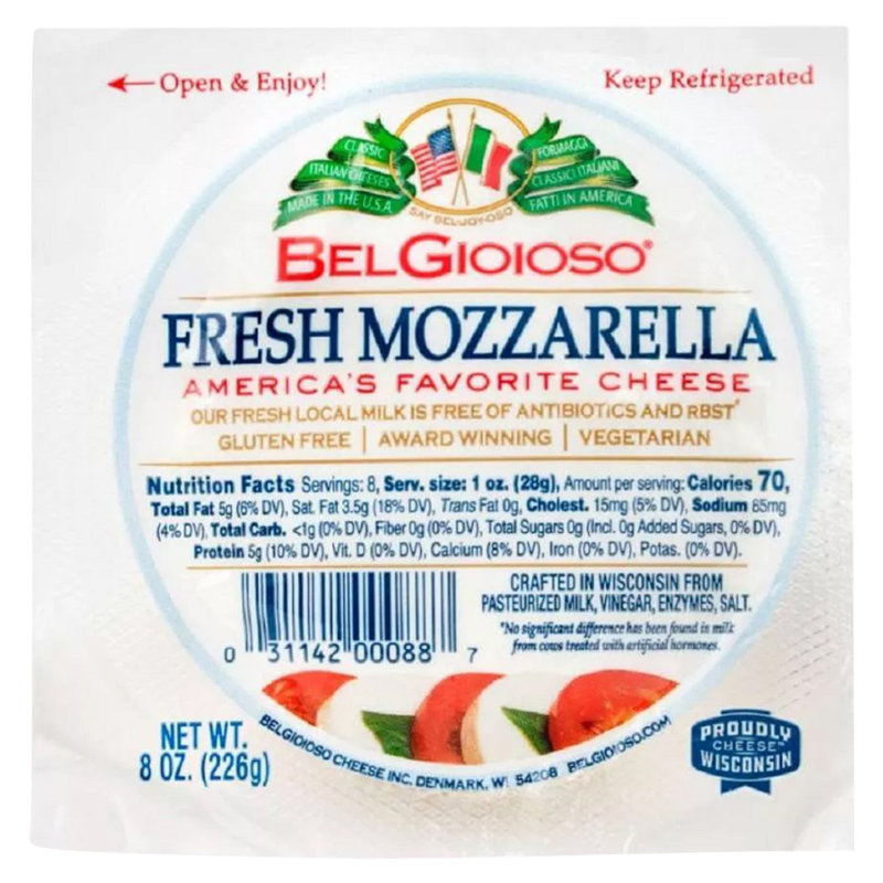 BelGioioso Fresh Mozzarella All-Natural Cheese - 8oz