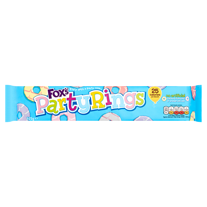 Fox's Party Rings Biscuits, 125g
