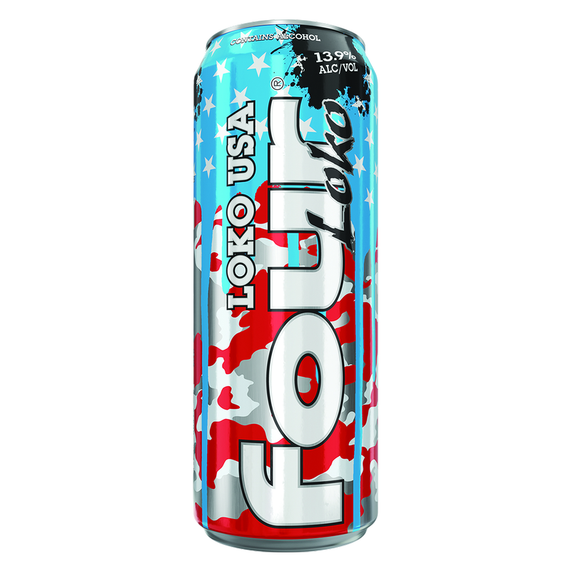 Four Loko Sour Blue Razz 23.5oz Can 13.9% ABV - Delivered In