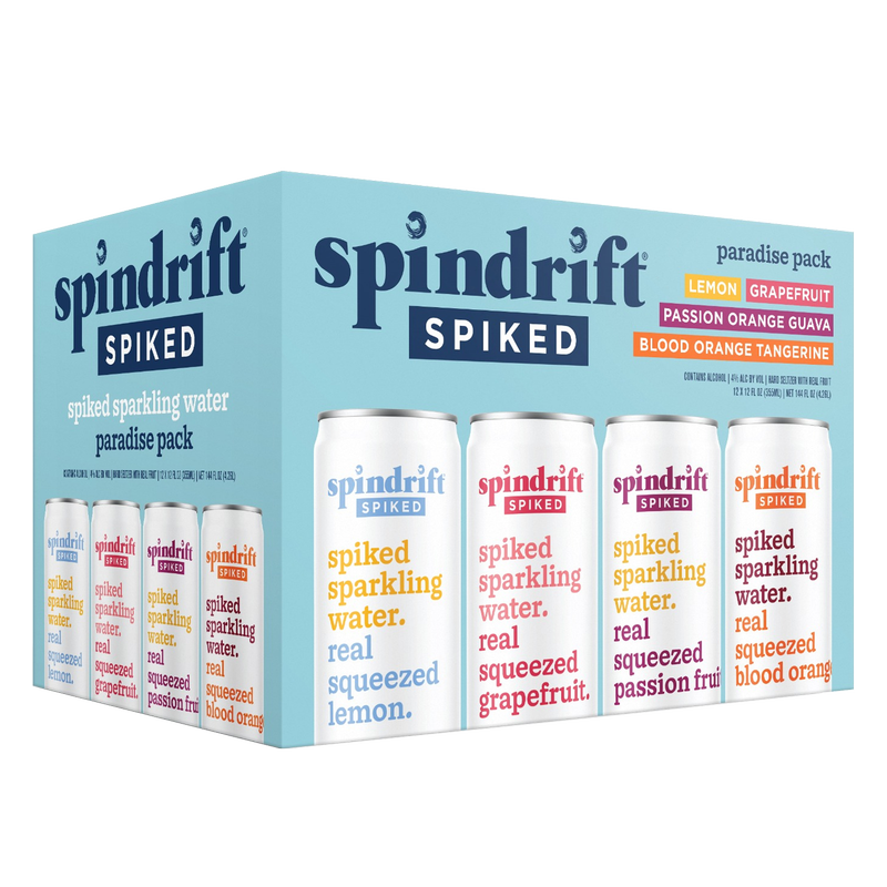 Spindrift Spiked Paradise Variety Pack 12pk 12oz Can 4.0% ABV