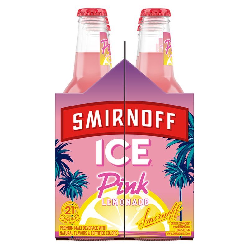 Smirnoff Ice Pink Lemonade 6pk 11.2oz Btl