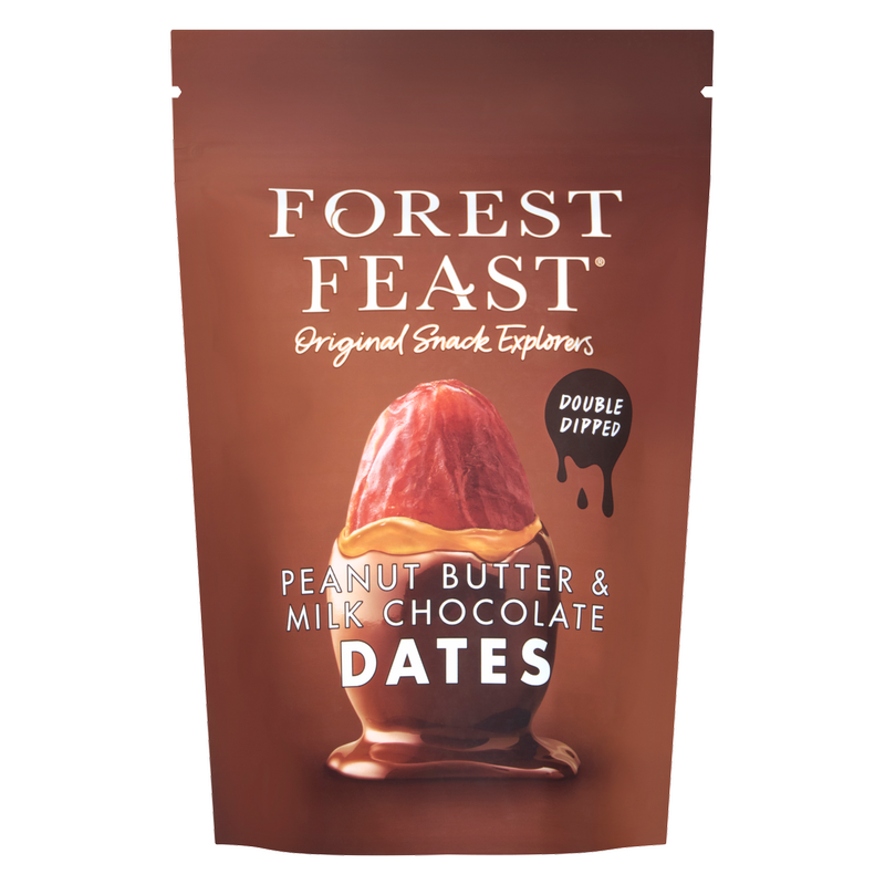 Forest Feast Peanut Butter & Milk Chocolate Dates, 140g