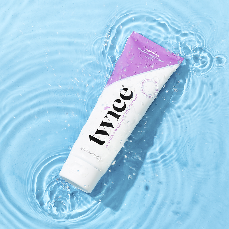 Twice Calming Vanilla Lavender Mint Oral Wellness Toothpaste 3.4oz