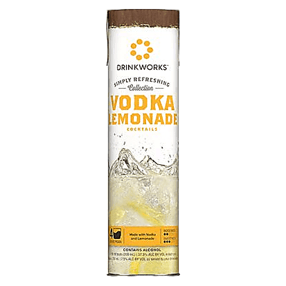 Drinkworks Simply Refreshing Collection Vodka Lemonade 4pk 50ml