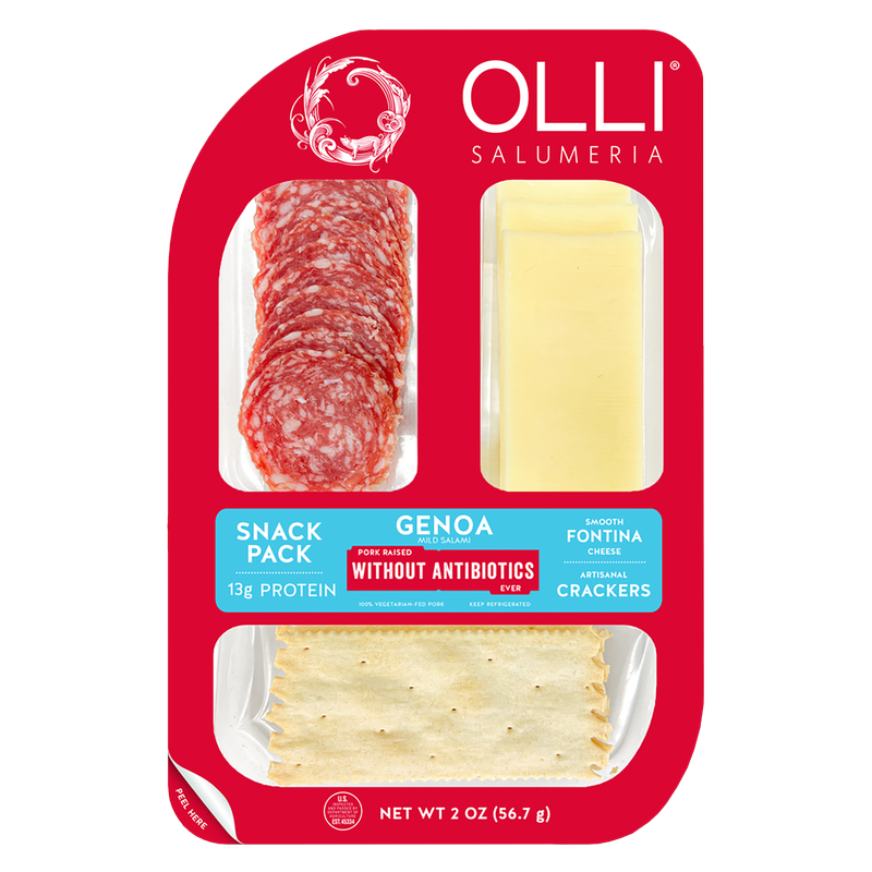 Olli Genoa Salami & Fontina Cheese Snack Pack - 2oz